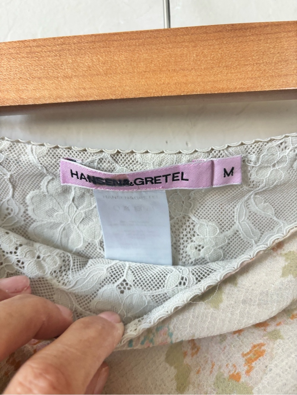 Hansen & Gretel | Elegant Cream Floral Midi Skirt - Lightweight Spring Staple - Picture 2 of 9